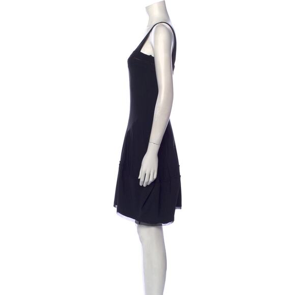 Marithe + Francois Girbaud Vintage Black Cravatatakiller Mini Dress Women’s  4 - Picture 2 of 9